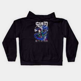 Tanjiro Kamado Demon Slayer Kids Hoodie